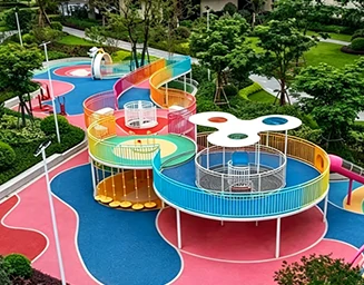 /Copenhagen, Denmark: Outdoor Playground Equipment for Urban Community Public Landscapes